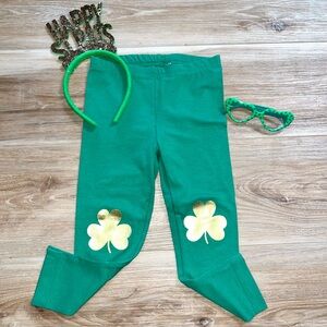St. Patrick’s Day Green Shamrock Leggings